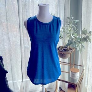 Lululemon workout tank with gathered racerback cut